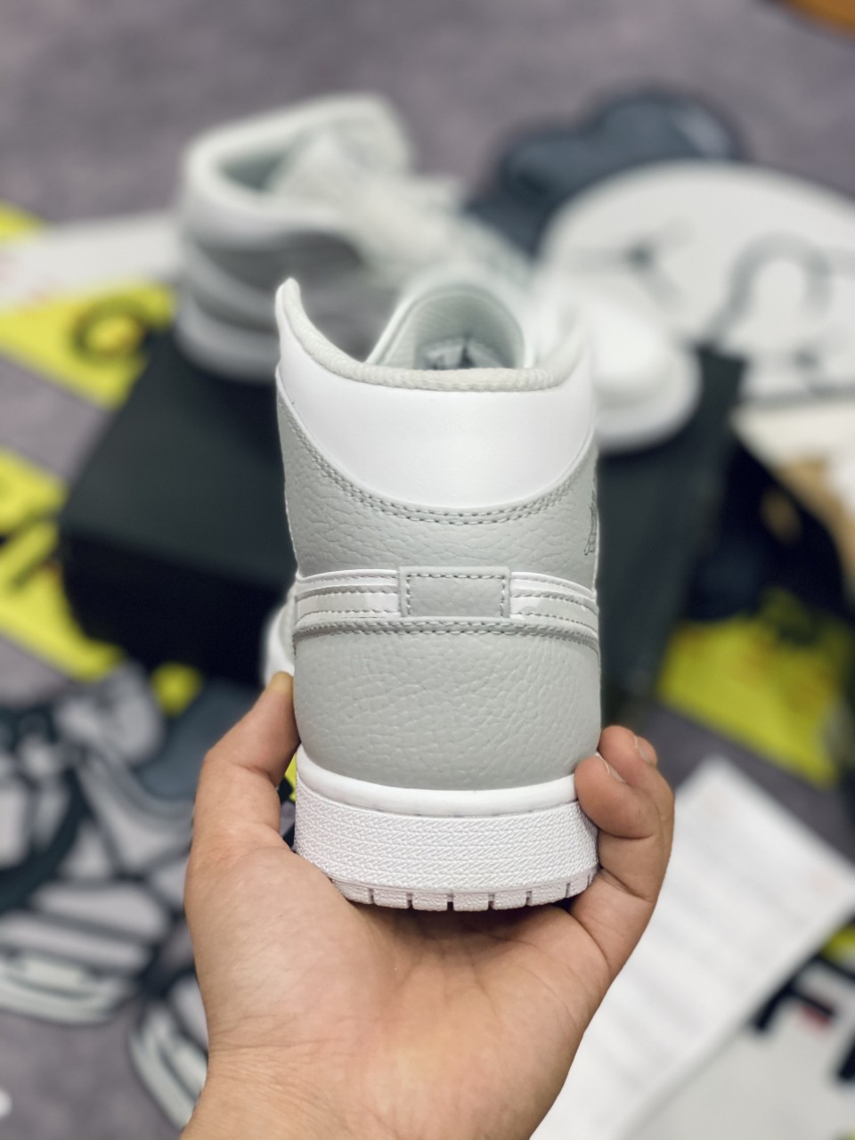 giày thể thao nam nữ jocdan camo cổ cao/cổ lửng mid