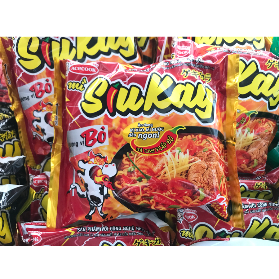 Mì SiuKay hương vị bò 127g