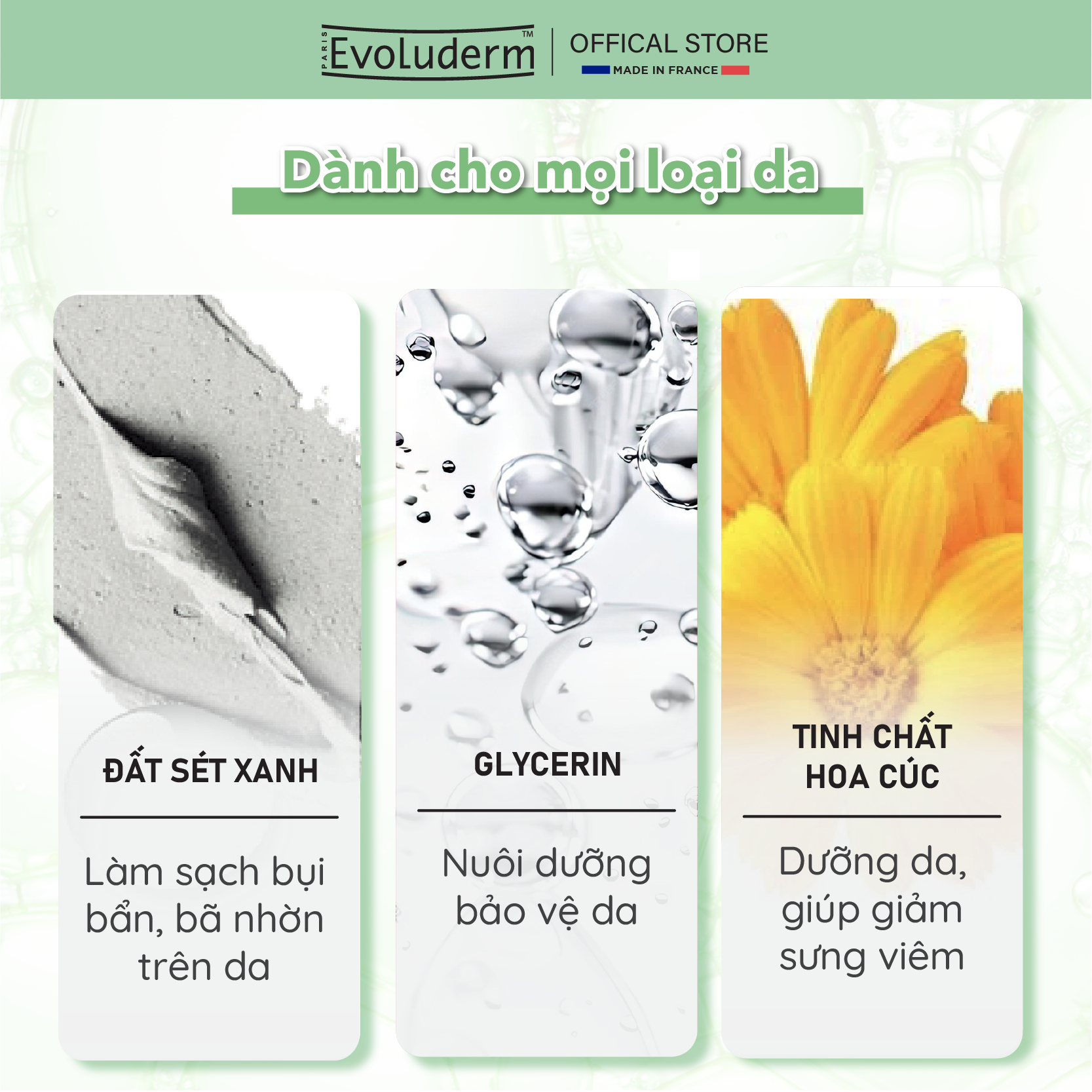 Evoluderm Facial Mask for Facial Skin Care Evoluderm 150ml