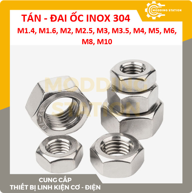 Hexa nut inox sus 304