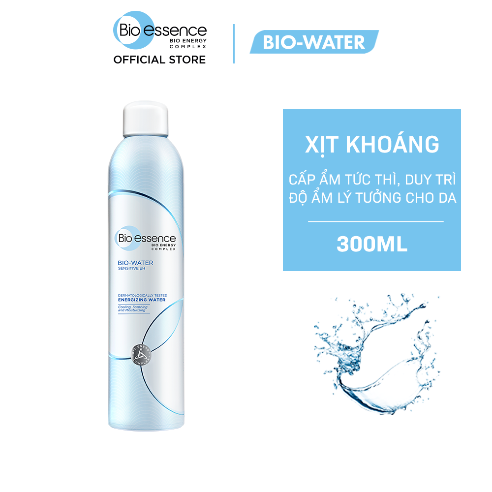 Nước xịt khoáng dưỡng da ẩm mượt mịn màng Bio-Essence Bio-Water Water Energizing 300ml