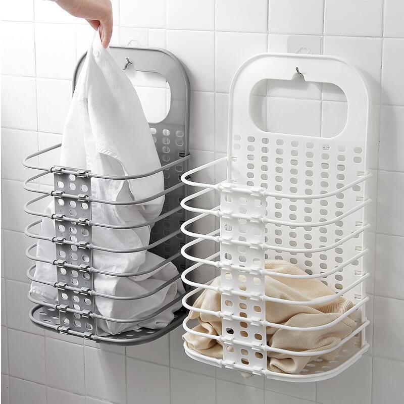 Giỏ đựng đồ treo tường gấp gọn đa năng