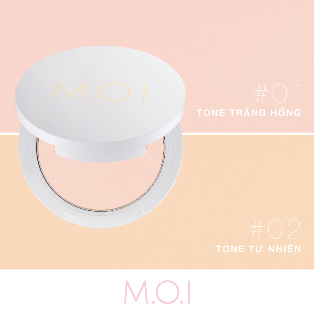 Combo Phấn nước Premium Baby Cushion và Phấn phủ M.O.I (tùy chọn màu)