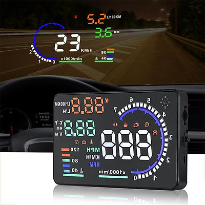 Bộ hiển thị tốc độ trên kính lái HUD A8