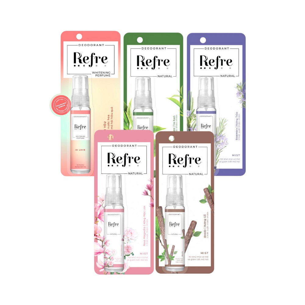 Xịt khử mùi Refre 30ml [COCOLUX]