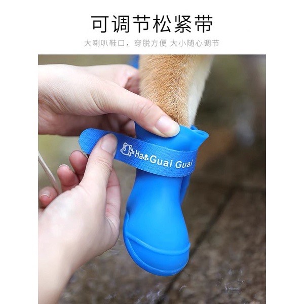 Giày đi mưa cho chó mèo