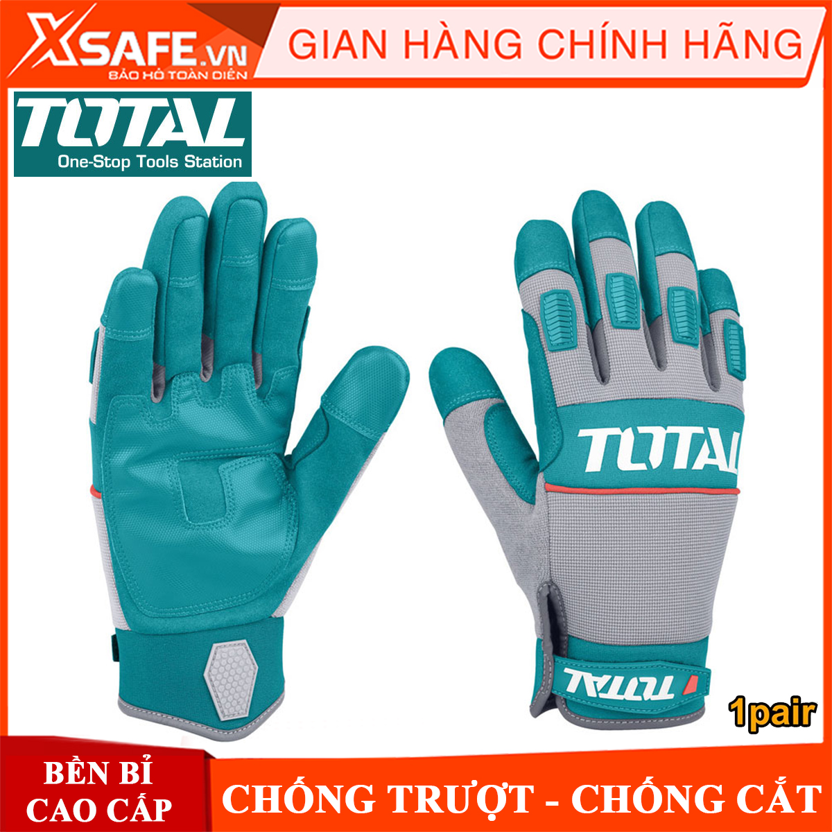 Protective gloves mechanical total TSP1806 gloves labor protection gloves anti-cut, slippery, abrasion wicking perspiration, protective sleeve, used for engineering, maintenance, construction, running car…