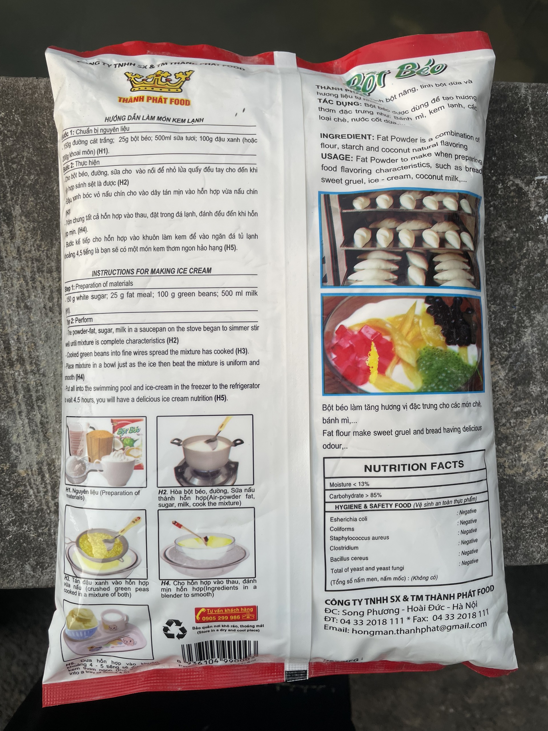 Bột béo pha chè hãng Thành Phát 1kg
