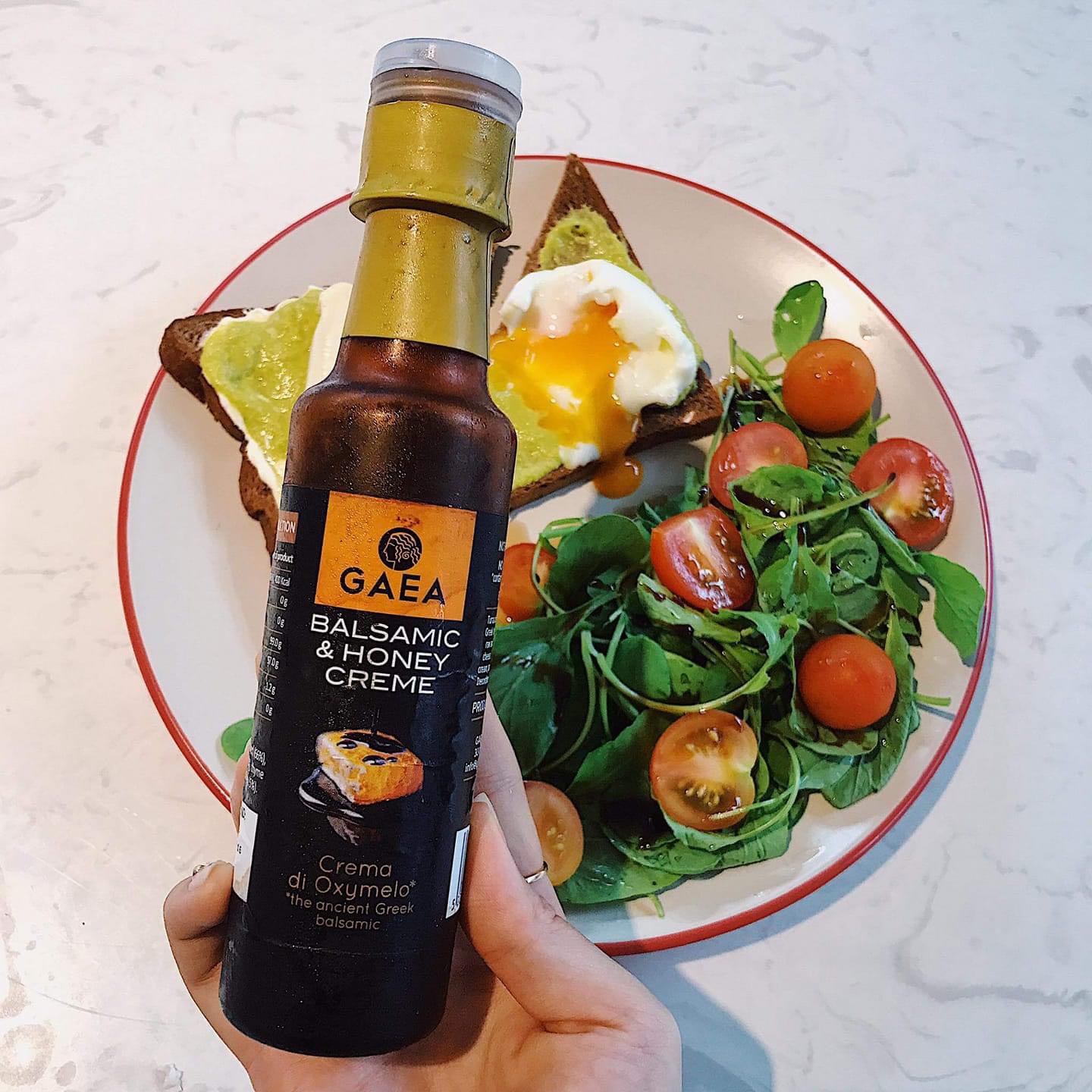 Nước sốt balsamic và mật ong nhãn hiệu Gaea 200ml