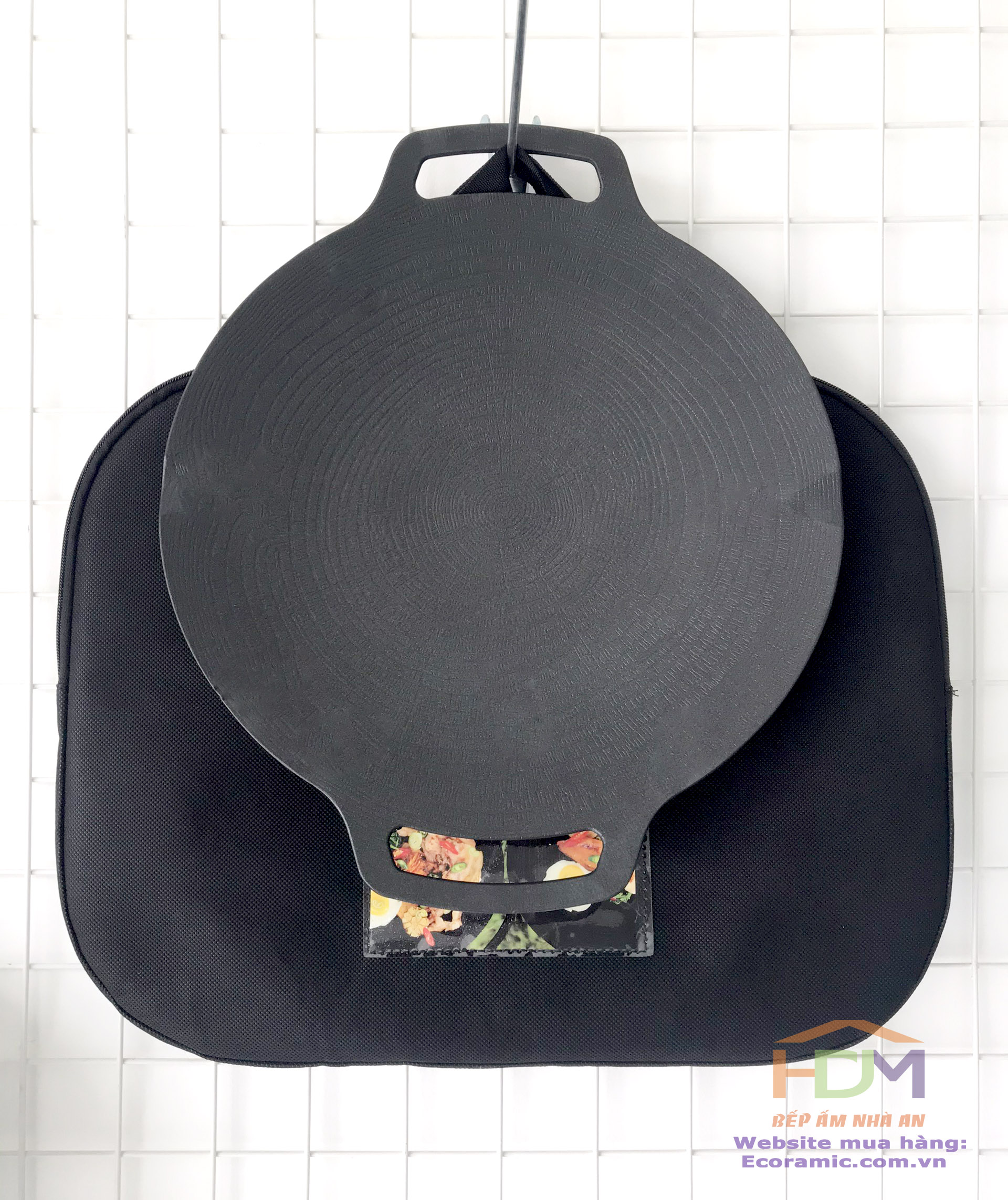 CHẢO NƯỚNG ECORAMIC CAO CẤP 33CM - HÀNG CHÍNH HÃNG