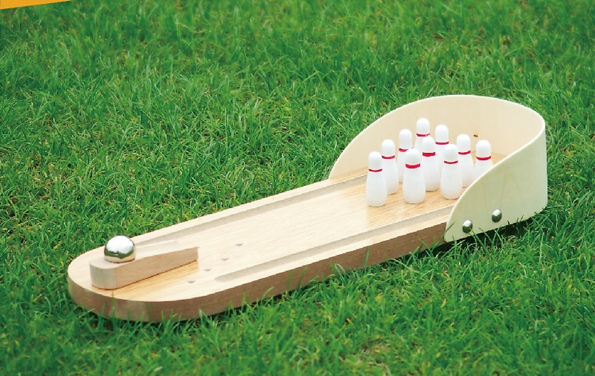 Đồ Chơi Gỗ Bộ Đồ Chơi Bowling Mini Cho Bé
