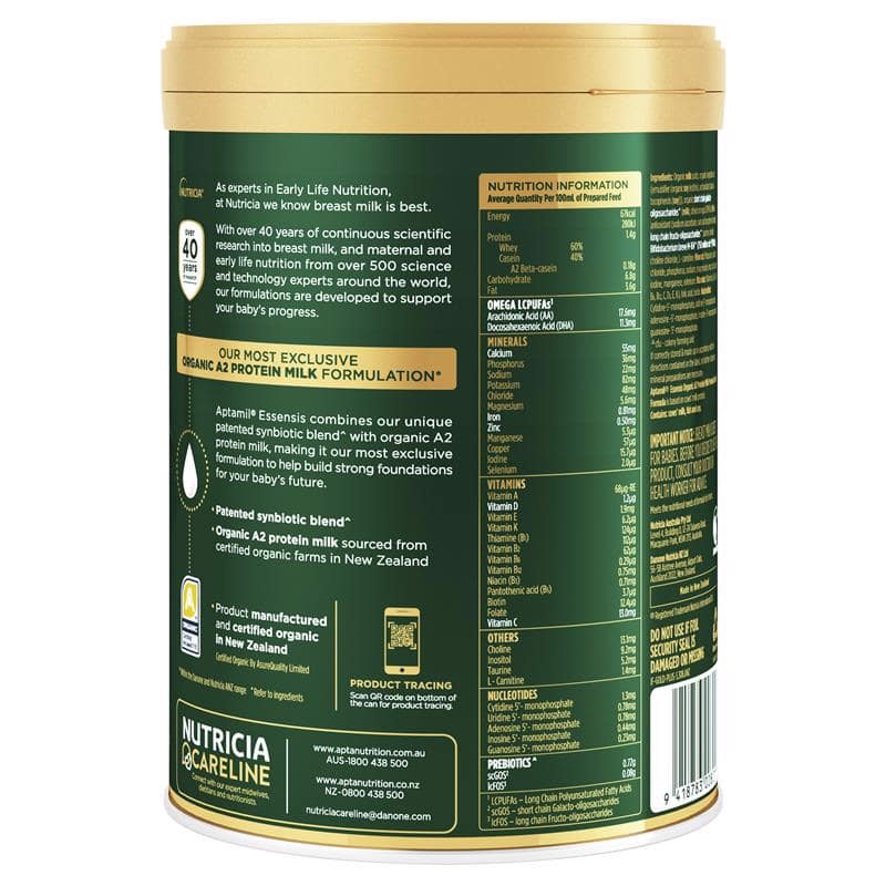Sữa Bột Aptamil Essensis Úc số 1, 2, 3 900g