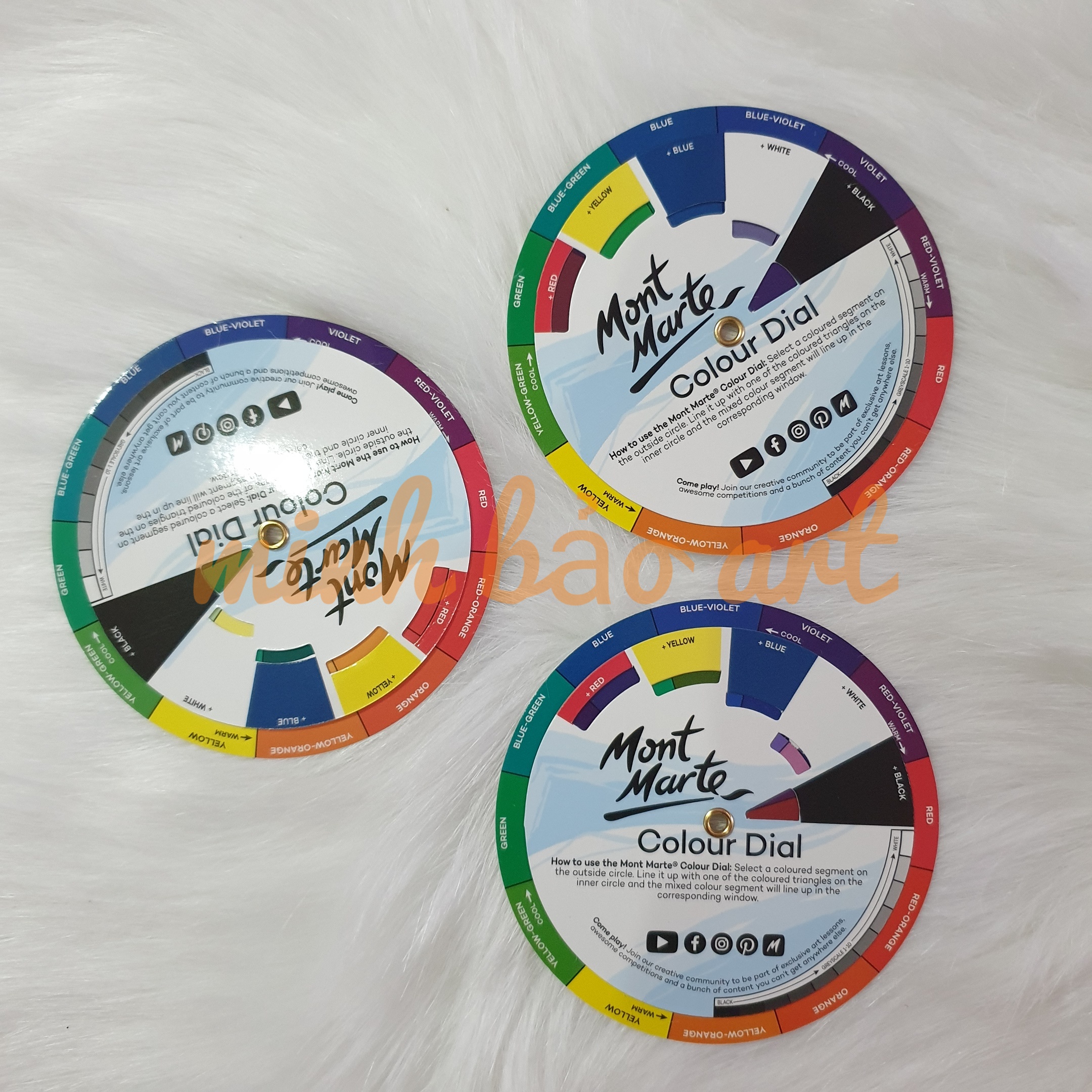 [HCM]BẢNG HƯỚNG DẪN PHA MÀU MINI MONT MARTE