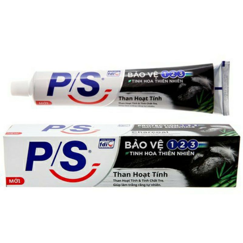 Kem đánh răng PS Than hoạt tính 30g