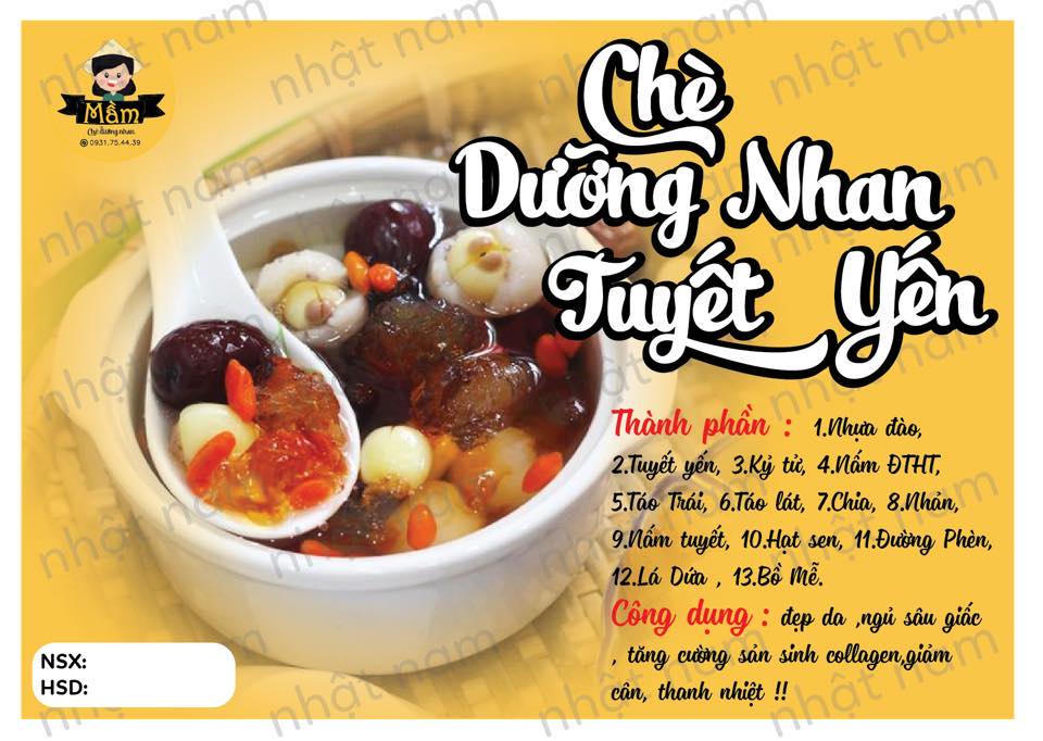 sét chè dưỡng nhan túi 350g gồm 13 vị (nấu được 14-18 chai)