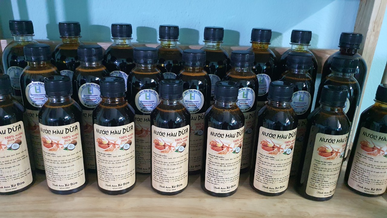 NƯỚC MÀU DỪA (NƯỚC HÀNG) NGUYÊN CHẤT, 250ML