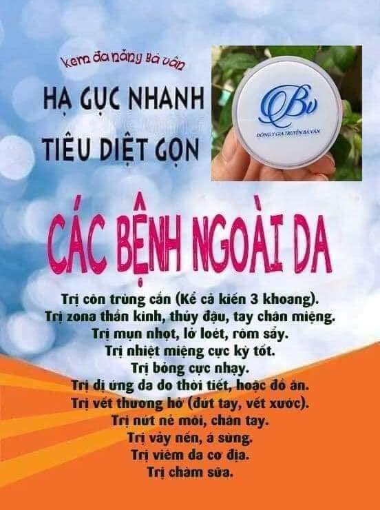 [CHÍNH HÃNG] Kem Đa Năng Bà Vân, Khắc Phục Các Vấn Đề Về Da
