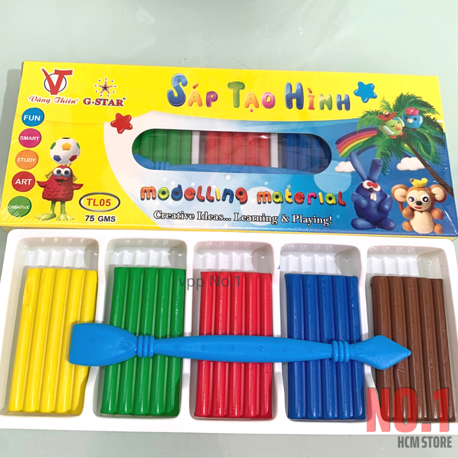 Đất Nặn 5 Màu Thái Lan Gstar TL05 5 Màu