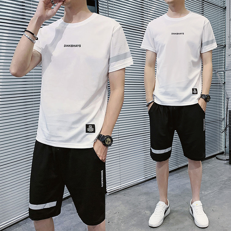 [ Voucher Giảm 50% ] Set Bộ Quần Áo Thun Nam Ngắn Họa Tiết DINKANFKS Phong Cách Thời Trang Trẻ Trung Cá Tính Shiny Sunday MEN QA 120