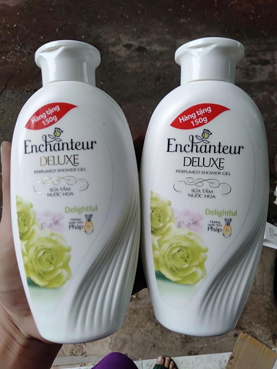 Sữa Tắm Trắng Enchanteur Deluxe (hàng tặng 150g)