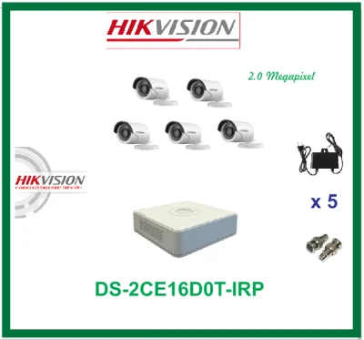 BỘ 5 CAMERA HIKVISION 2.0MP DS-2CE16D0T-IRP