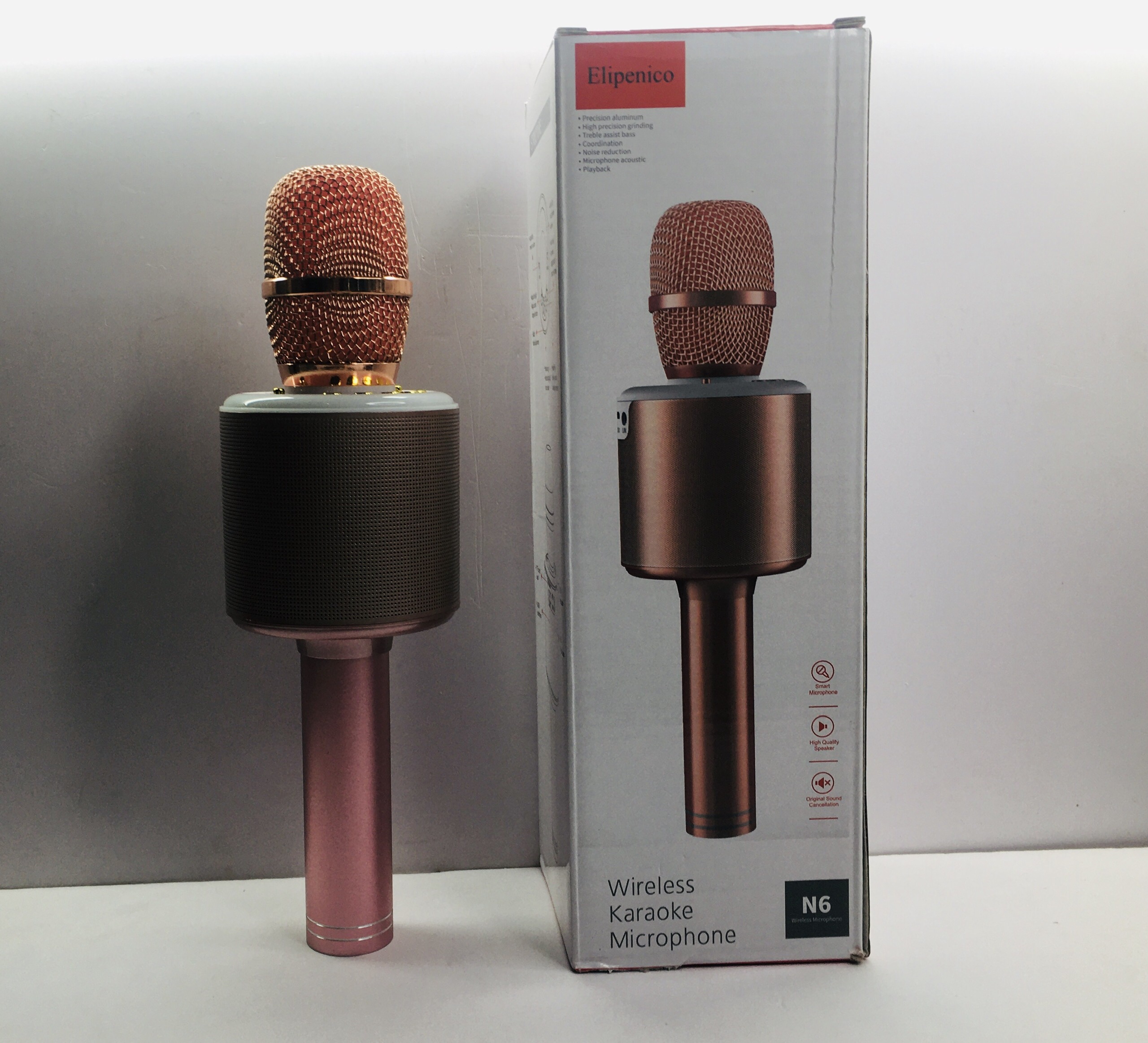 Verkstar Q30 Wireless Bluetooth Microphone Speaker KARAOKE 2in1 [HÀNG MỸ]