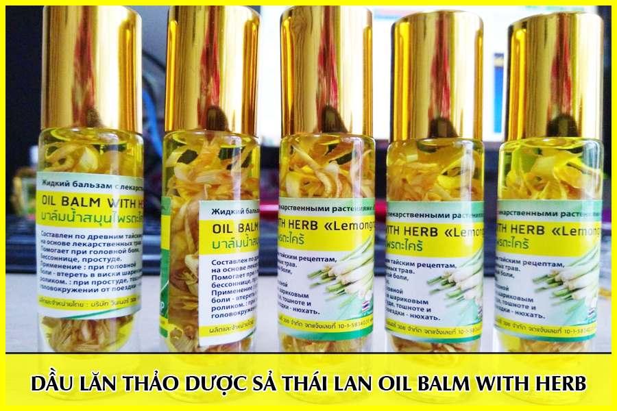 [HCM]Dầu bi lăn hương sả thái lan