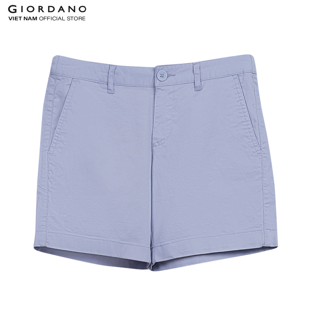 GIORDANO Quần Shorts Khaki Nữ 05409202