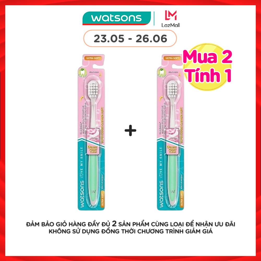 Bàn Chải Đánh Răng Watsons Super Dense Cushion Soft Toothbrush 1s