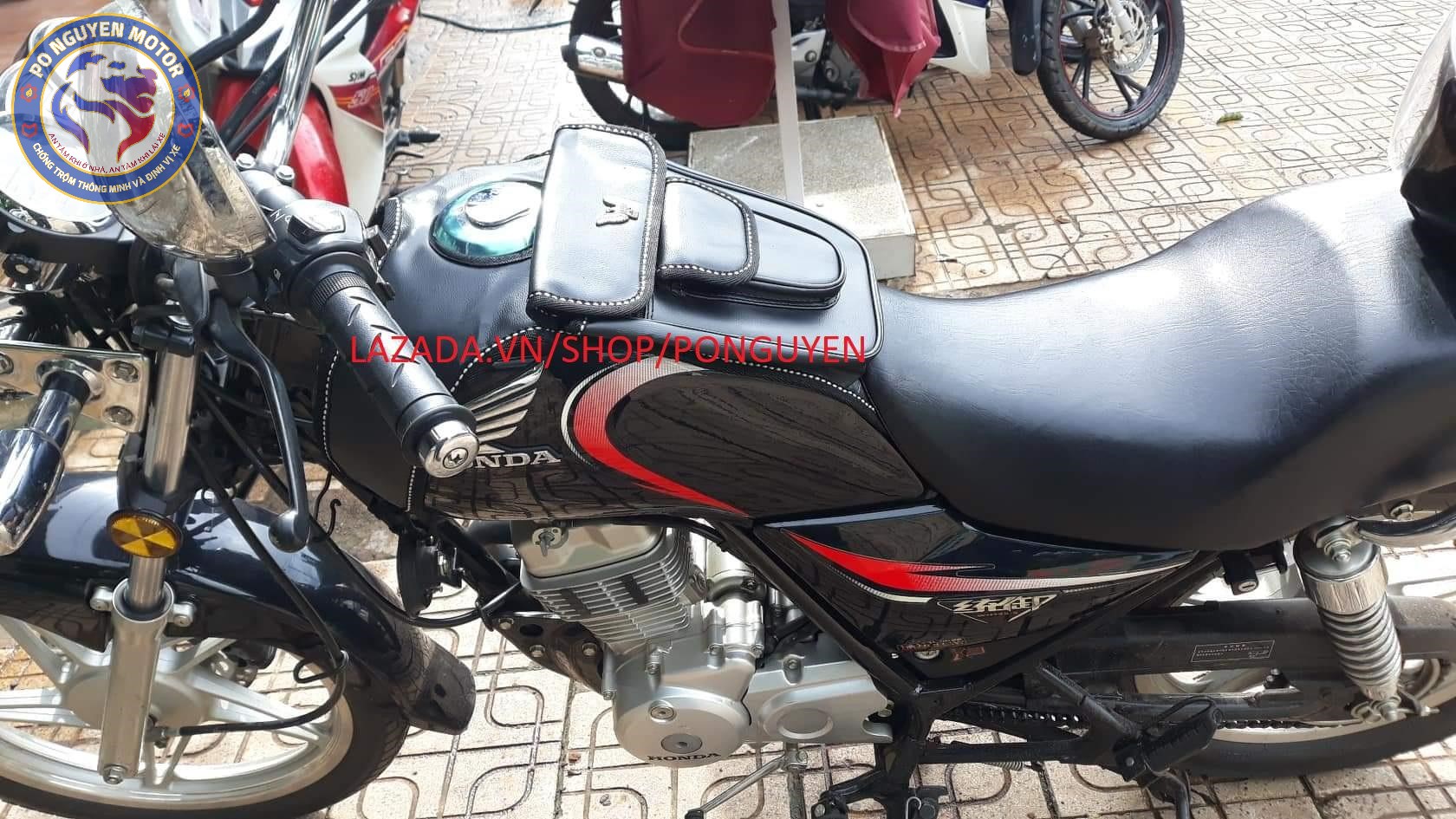 [HCM]Túi treo bình xăng P1 (Loại Da Tốt)