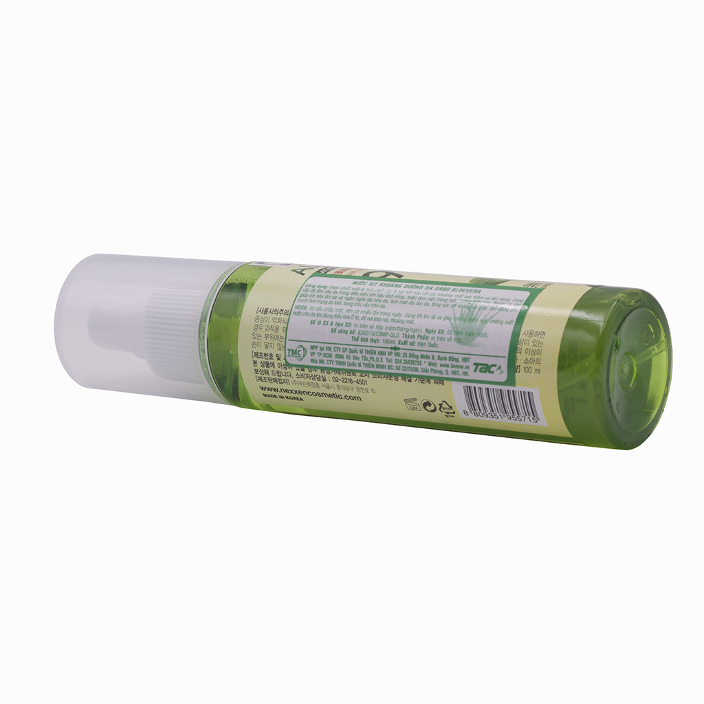 Xịt Khoáng Dabo Aloe Vera 99% Moisture Soothin Hàn Quốc (100ml)