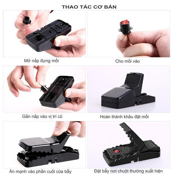 BẪY CHUỘT HÀM ẾCH THÔNG MINH HIỆU QUẢ