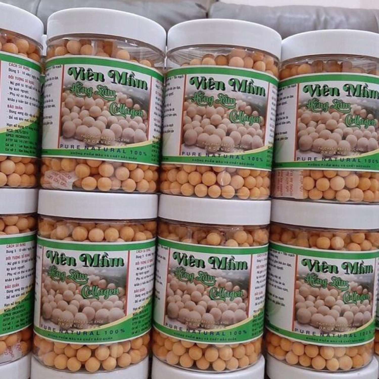 500gr Viên mầm đậu nành handmade