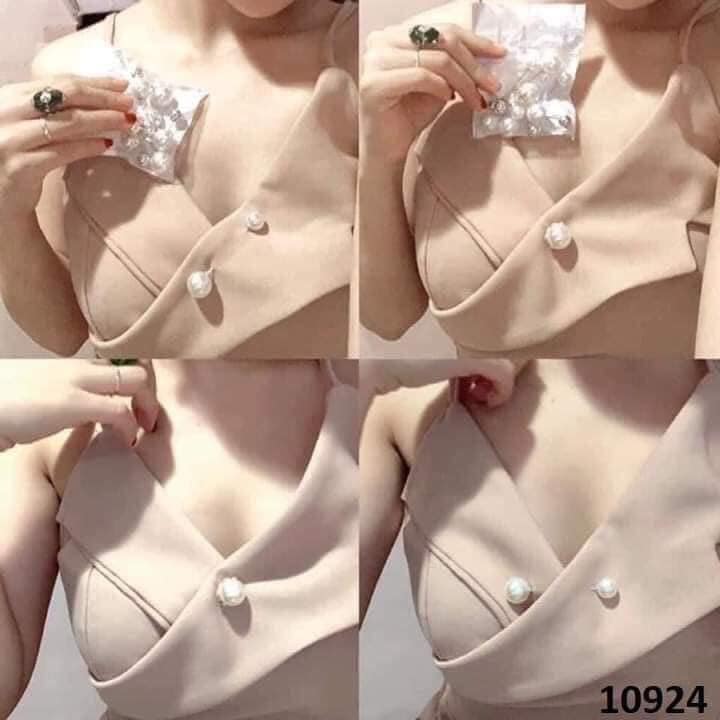 Sét 7 bông ngọc trai cài áo đa năng