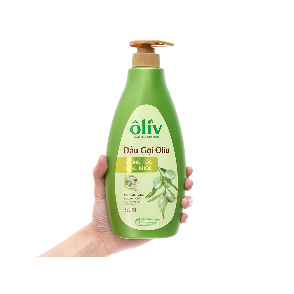 Dầu gội Ôliv dưỡng tóc chắc khỏe dịu nhẹ 650ml