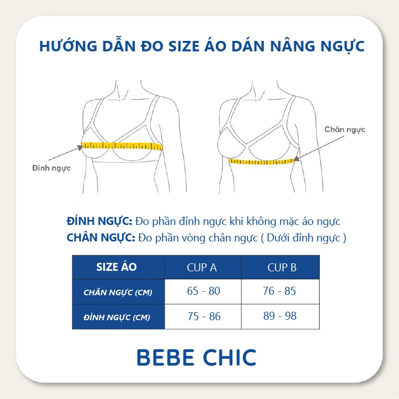 Áo Dán Ngực Silicone Mỏng Cao Cấp BEBECHIC
