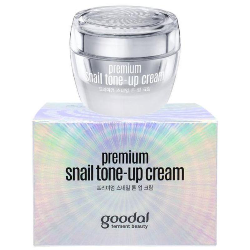 Kem dưỡng trắng da và nâng tone da tức thì Ốc Sên Goodal Premium Snail Tone-Up Cream 50ml [Best Seller] nhập khẩu