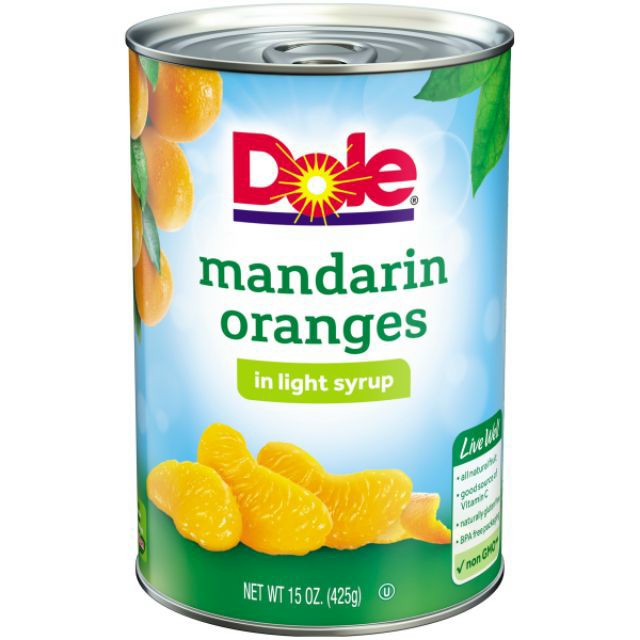 Cam ngâm Mandarin dole 425g