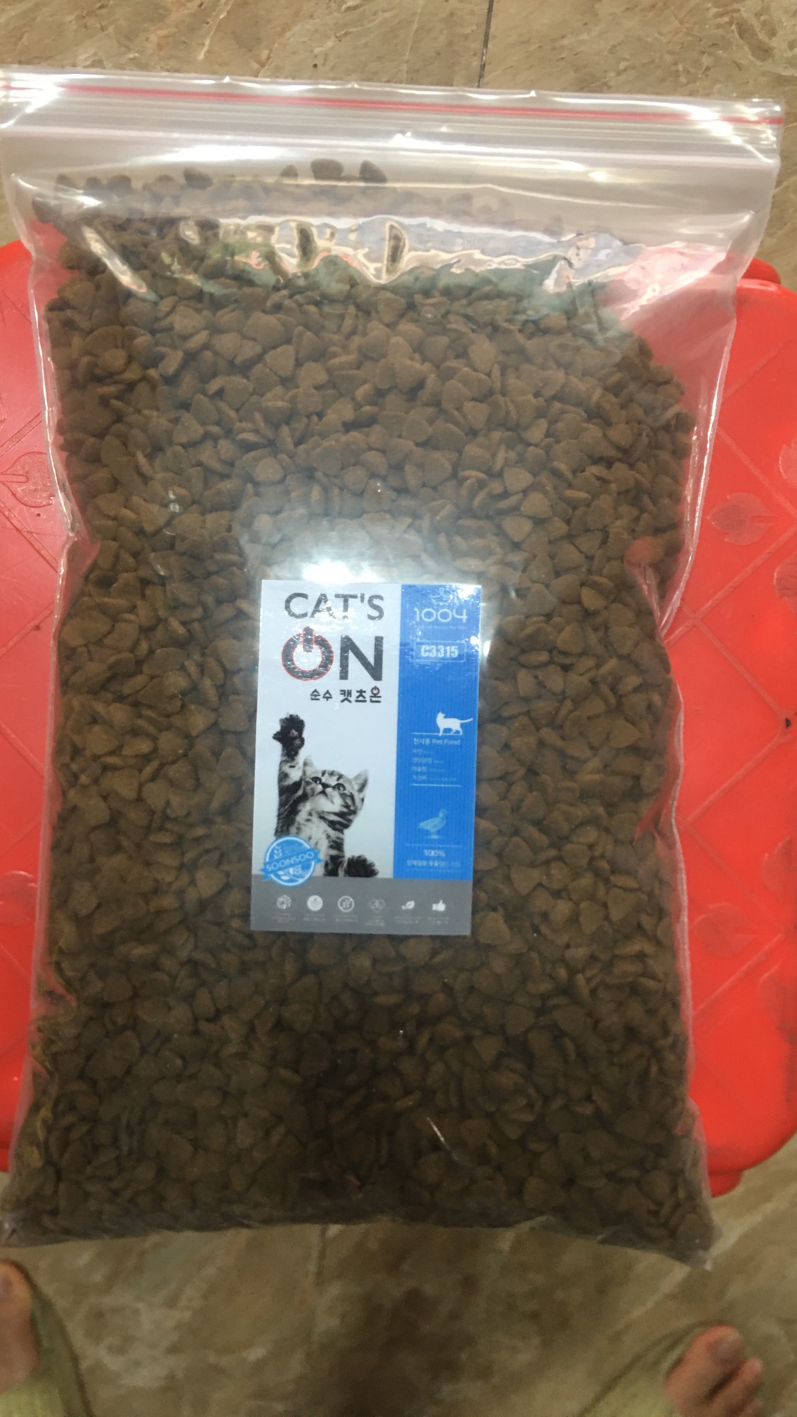 [HCM] HẠT CAT’S ON CHO MÈO MỌI LỨA TUỔI [GÓI 1KG =1ky túi chiết từ bao lớn]