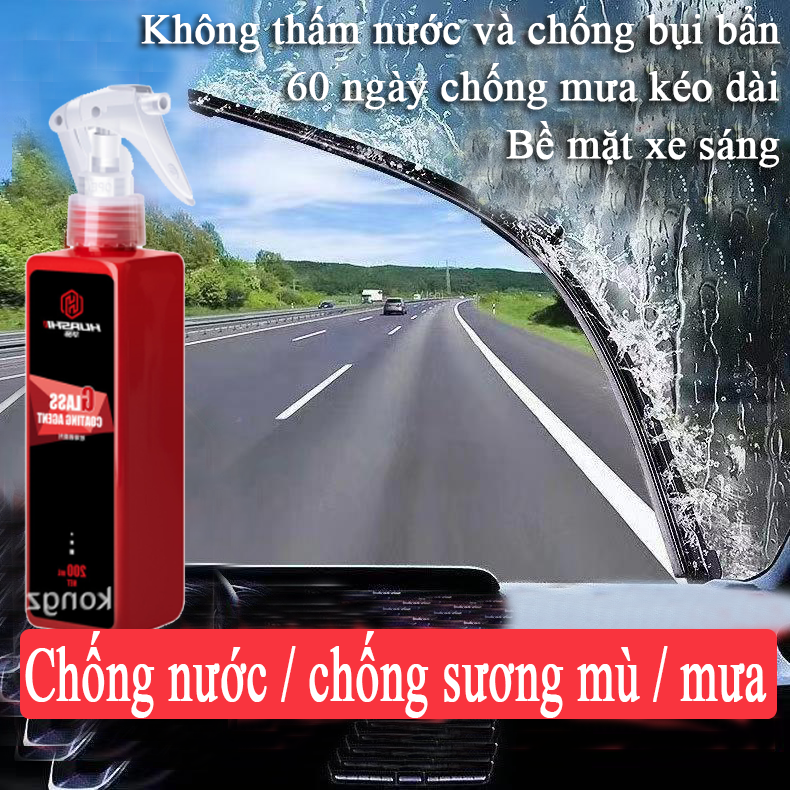 Ngăn không cho kính chắn gió bị mờ và nước,Chất lỏng, 200ML,không thấm nước