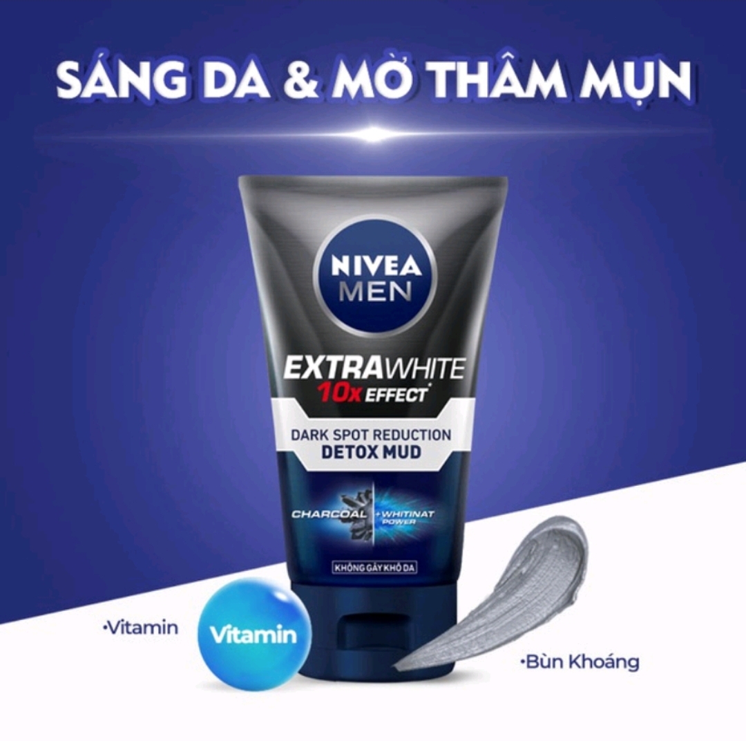 Sữa rửa mặt nivea MEN 100g