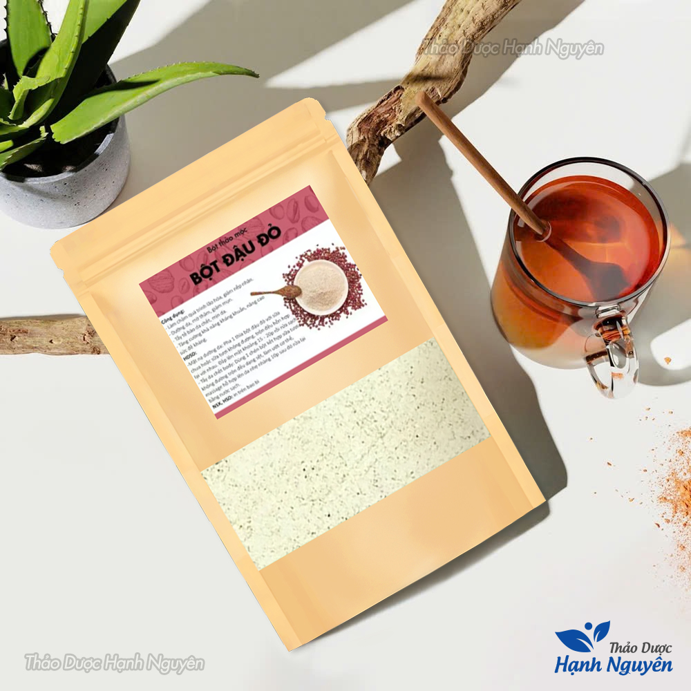 Bột đậu đỏ 100g, nguyên chất, đậu đỏ đã rang thơm, pha uống, đắp mặt nạ dưỡng da, trắng mịn