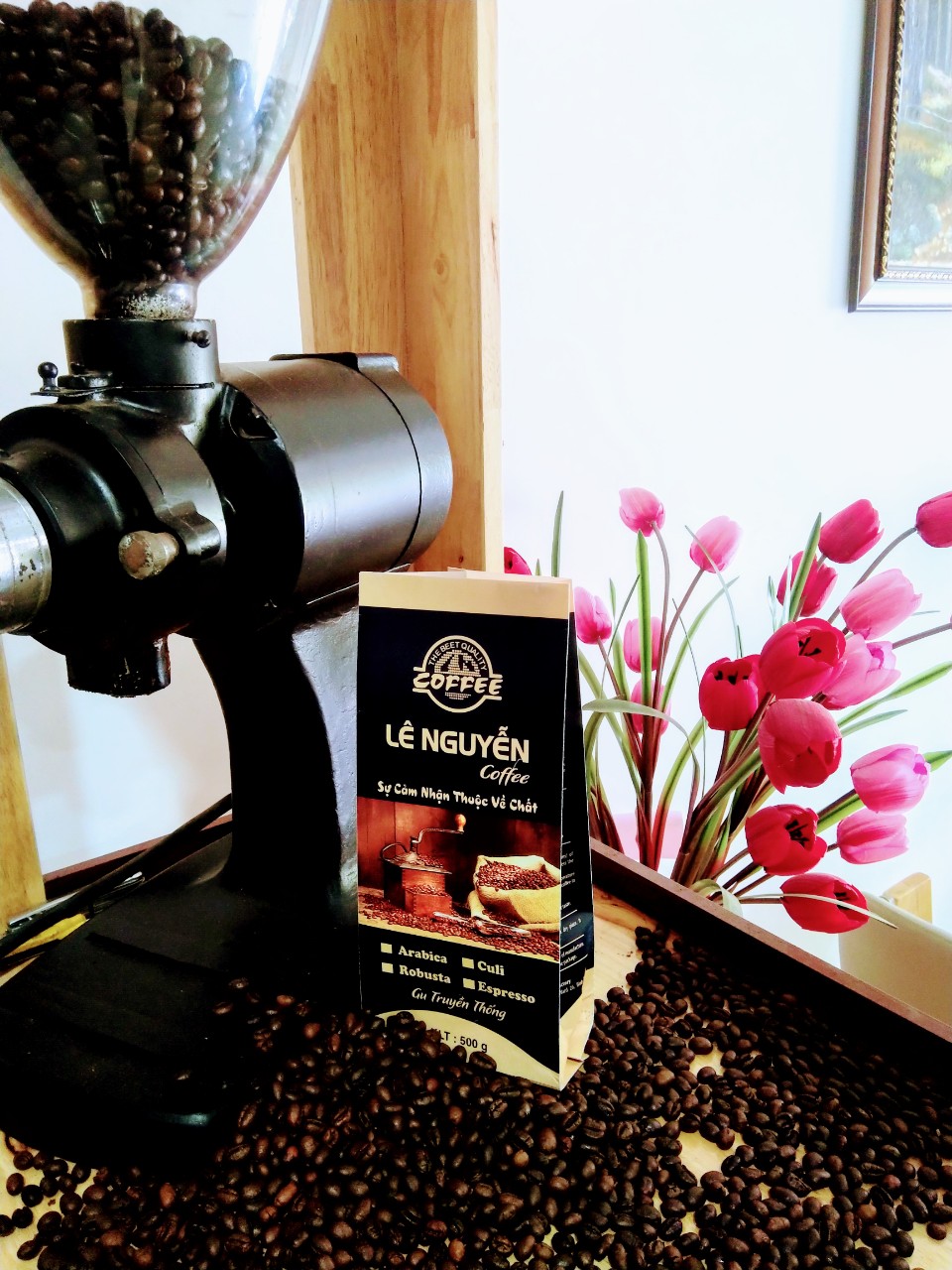 [HCM]500gr Cafe sạch rang mộc xay sẵn.