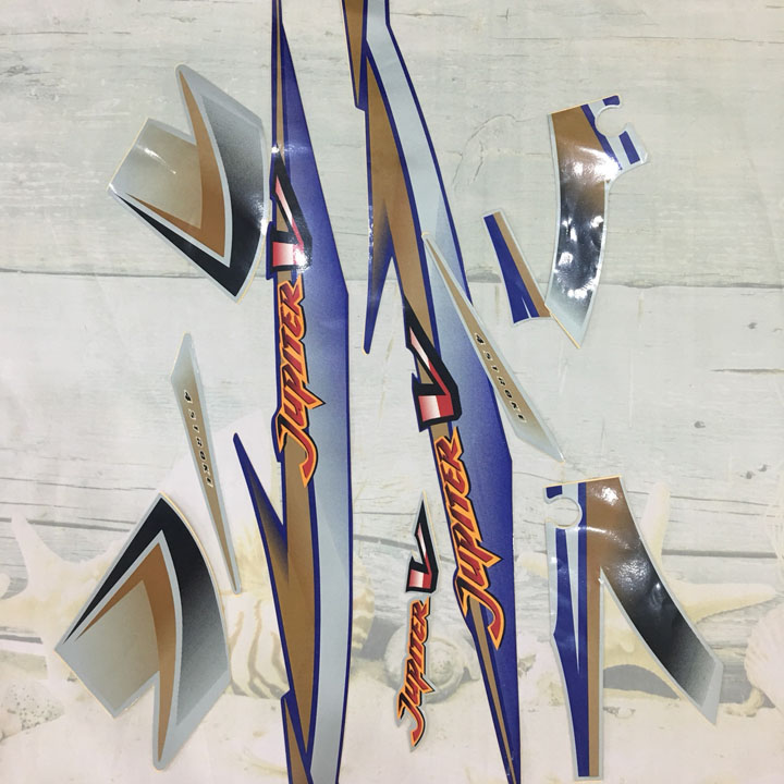 Bộ Tem 3 lớp dán xe JUPITER V màu Xám Xanh  - G40