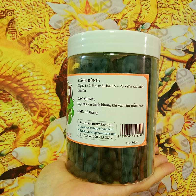 2KG (4 hộp) Viên Hà Thủ Ô làm đen râu tóc