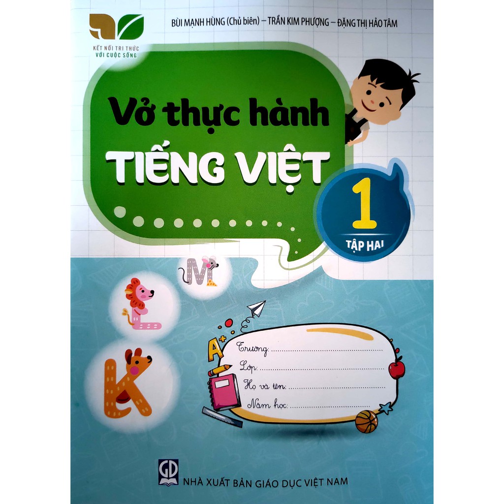 Sách - Vở thực hành Tiếng Việt 1 (Kết Nối Tri Thức với cuộc sống) - Tập 1
