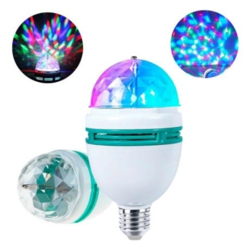Đèn chớp Đèn led xoay 7 màu tự động- WTD-bs