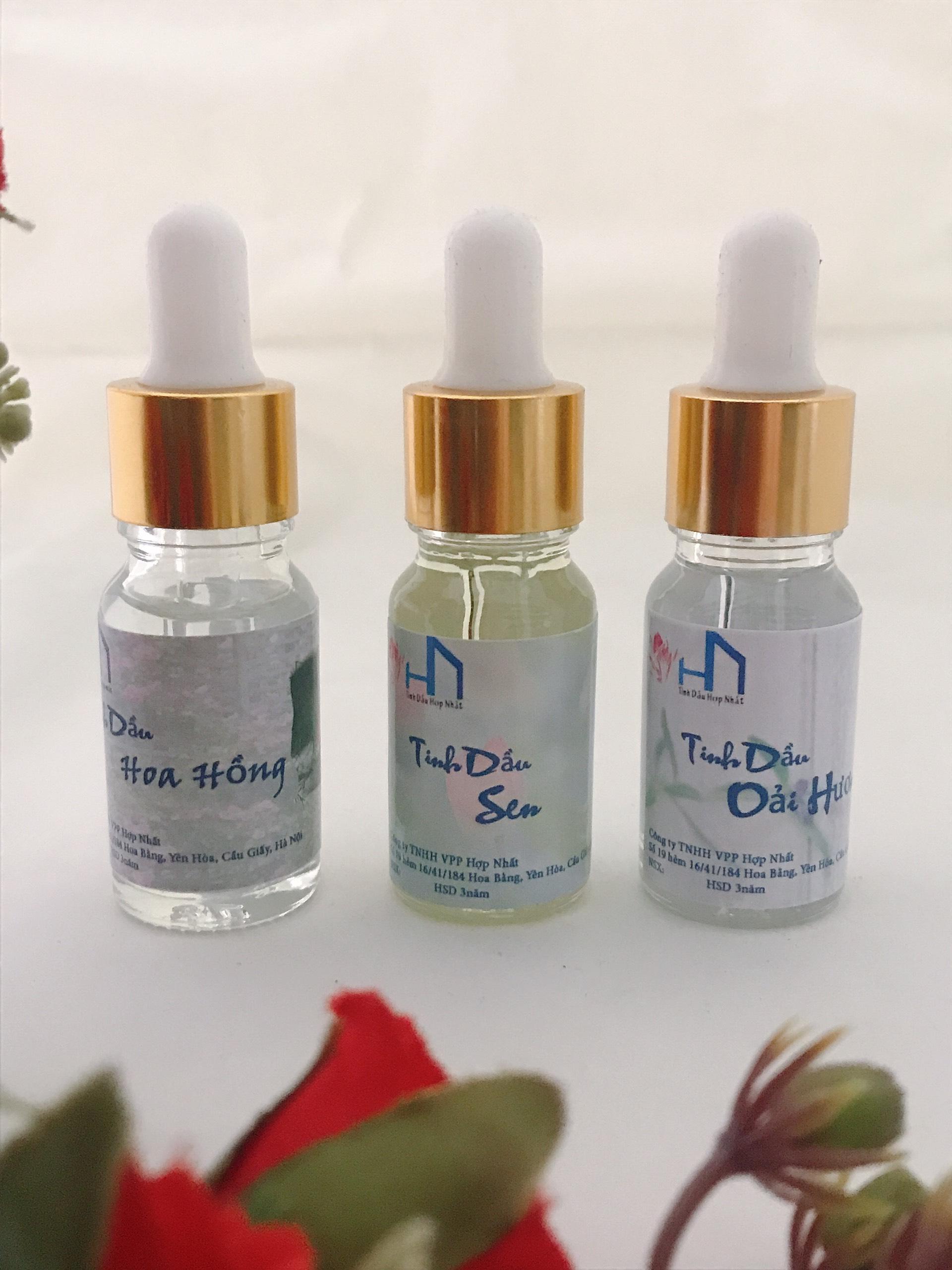 Combo 3 lọ tinh dầu thơm Cafe - Quế - Bưởi lọ 10ml