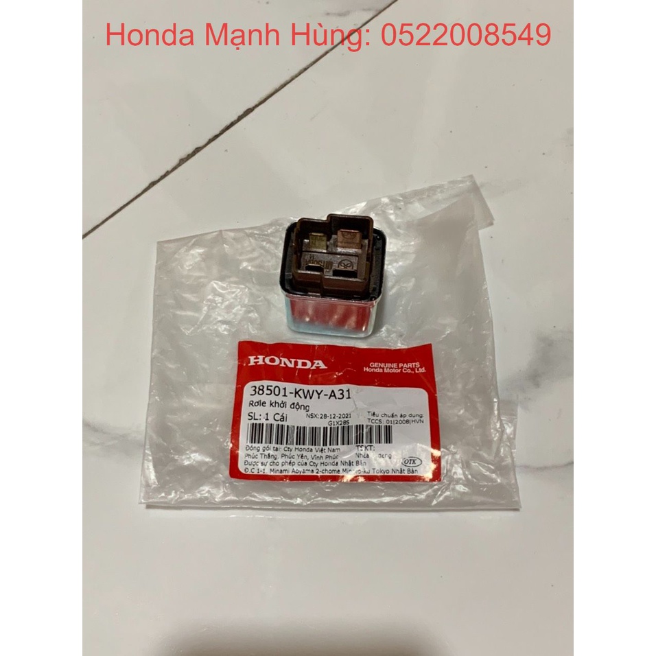 Rơle khởi động, cóc đề vuông (38501KWYA31)