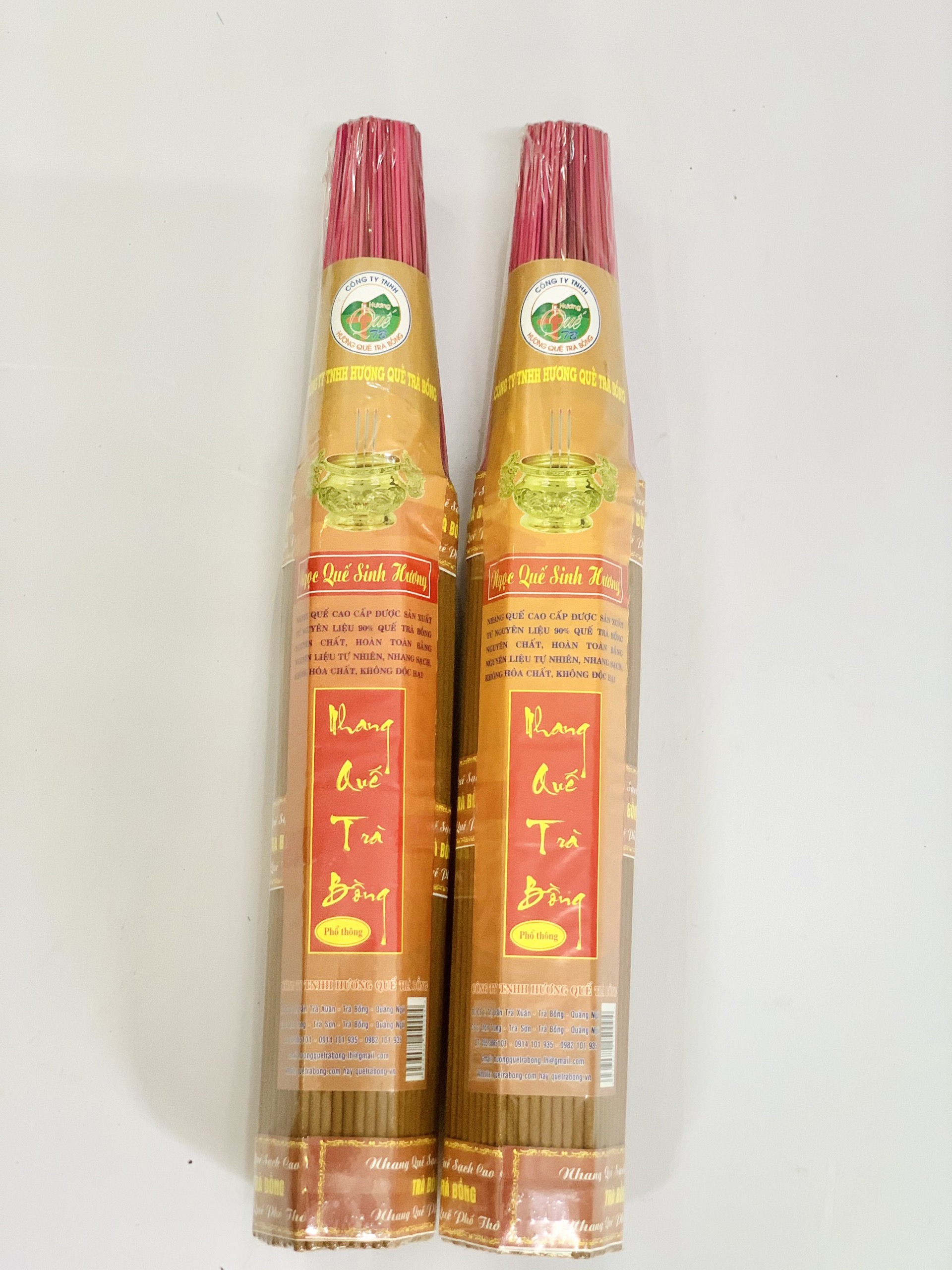 Nhang Quế Trà Bồng Phổ Thông 38cm, 200 cây, 400gram